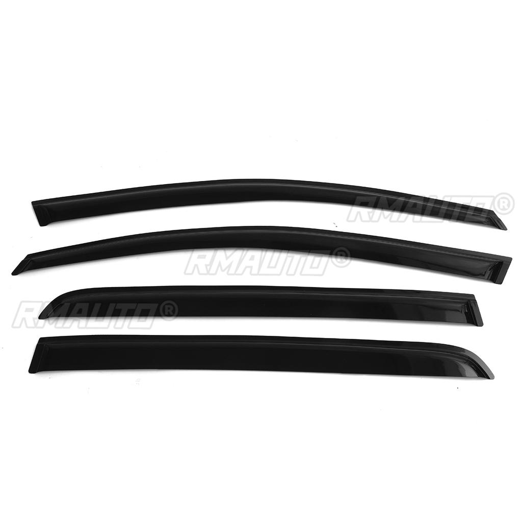 4PCS Front Car Window Wind Sun Rain Visor Deflectors Tinted Windows Shield for VW Golf 6th Gen MK6 2009 2010 20112012 2013