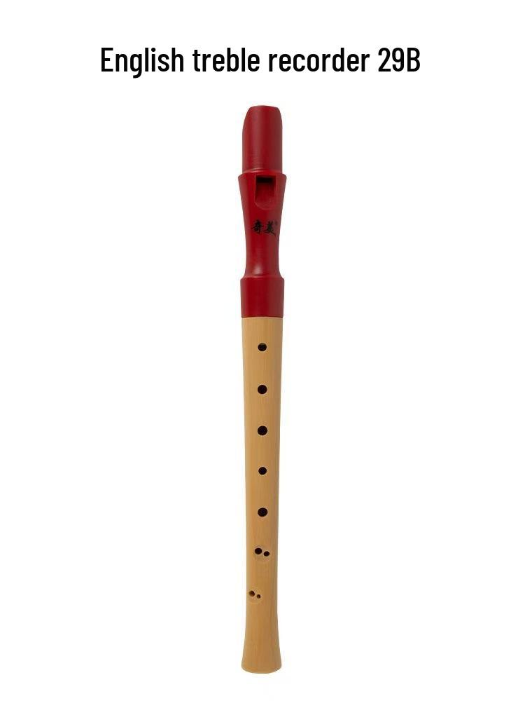 Chime Soprano Recorder: Half-Wood, Six/Eight-Hole, German/English Fingering, for Adults & Children.