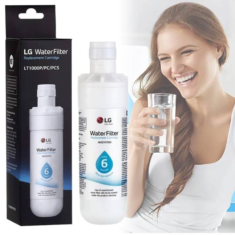 Lt1000p Водяной фильтр для холодильника Высокая емкость 200 галлонов Белый очиститель