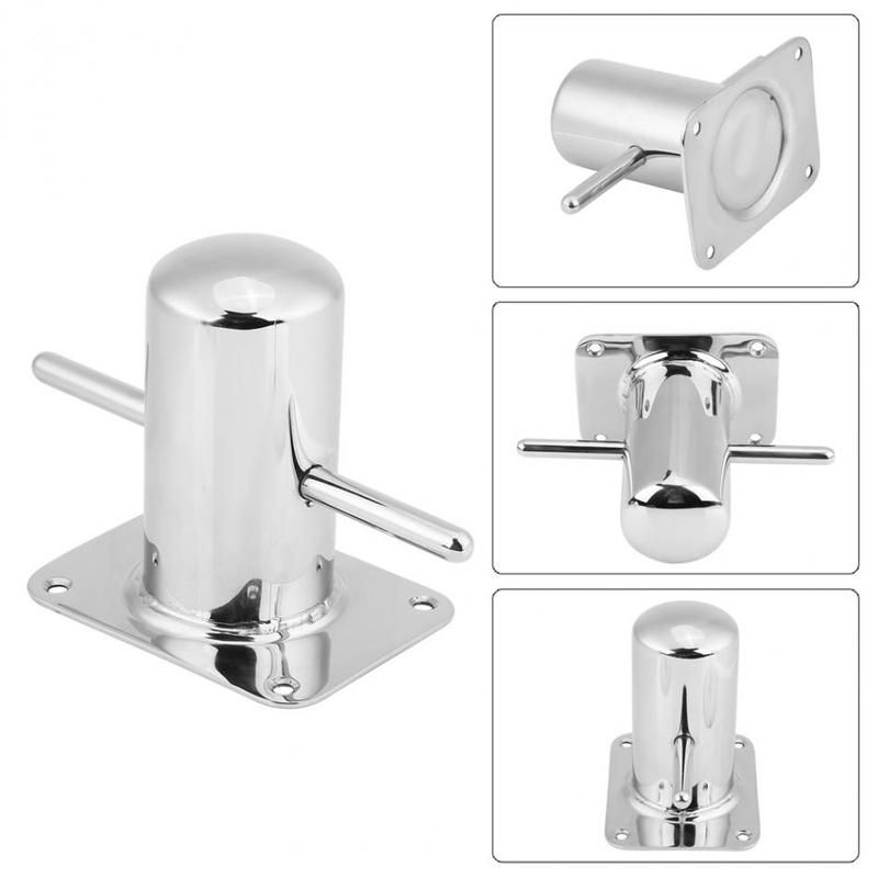 Stainless Steel Boat Samson Post Cross Bollard Mooring Bit For Marine Yacht With Heavy Duty Base