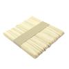 100Pcs Ice Cream Sticks Popsicle Sticks Round Edge Design Wooden Treat Sticks for DIY Kids Craft Supplies