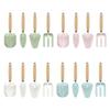 Kids Garden Tools Set Children Gardening Trowel Shovel Rake Yard Digging Beach Safe Toys Lovely Hand Metal Real Garden
