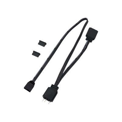 Кабель-разветвитель ARGB 5V 3-контактный 5V 1 гнездо на 2 штекера 3-контактный кабель-адаптер ARGB для синхронизации ARGB компьютера