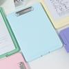 File Box Portable Storage Clipboard with Pen Holder Lightweight Paper Storage Box for Home School Office
