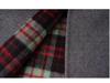 Empress Dowager Cixi Women's Double-Sided Cashmere Scarf Coat - Plaid Wool Outerwear for Autumn/Winter