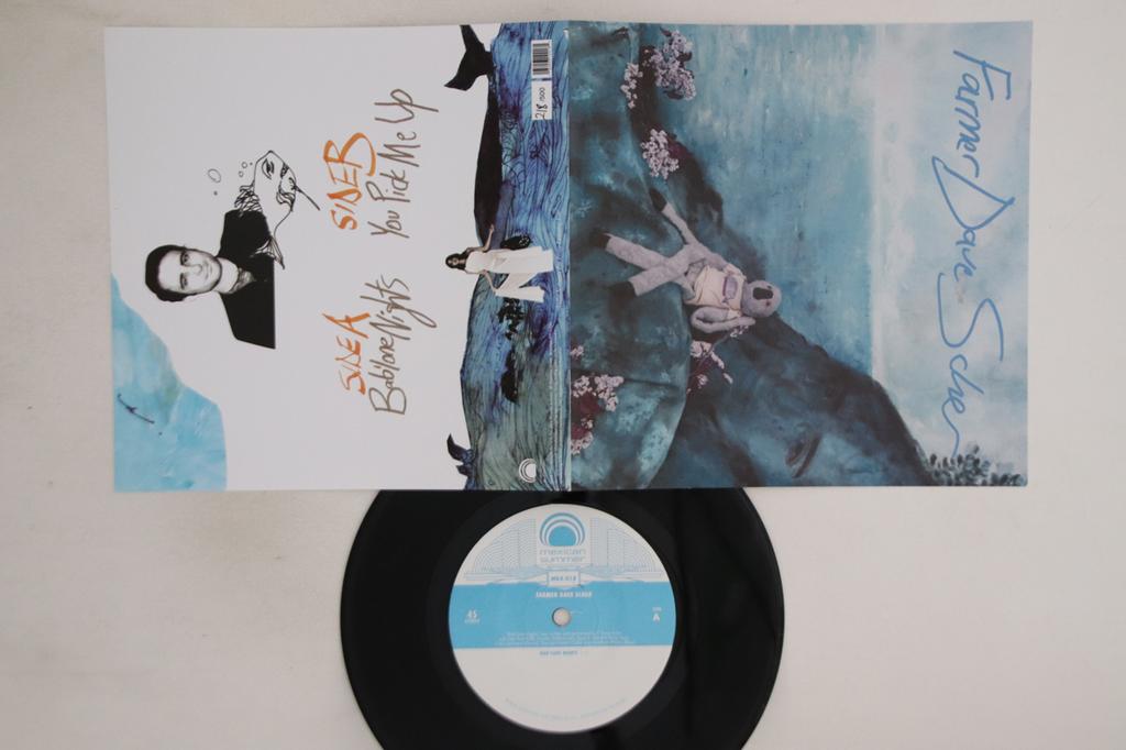 7inch Record FARMER DAVE SCHER - Bab'lone Nights / You Pick Me Up MEX018 MEXICAN SUMMER 2009 US Rock Used