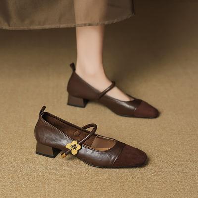 Корейская версия туфель на высоком каблуке, женственность, высокий класс, не утомляют ноги, туфли-лодочки 2025 новая осень красивые, абсолютно красивые, туфли к вечернему платью