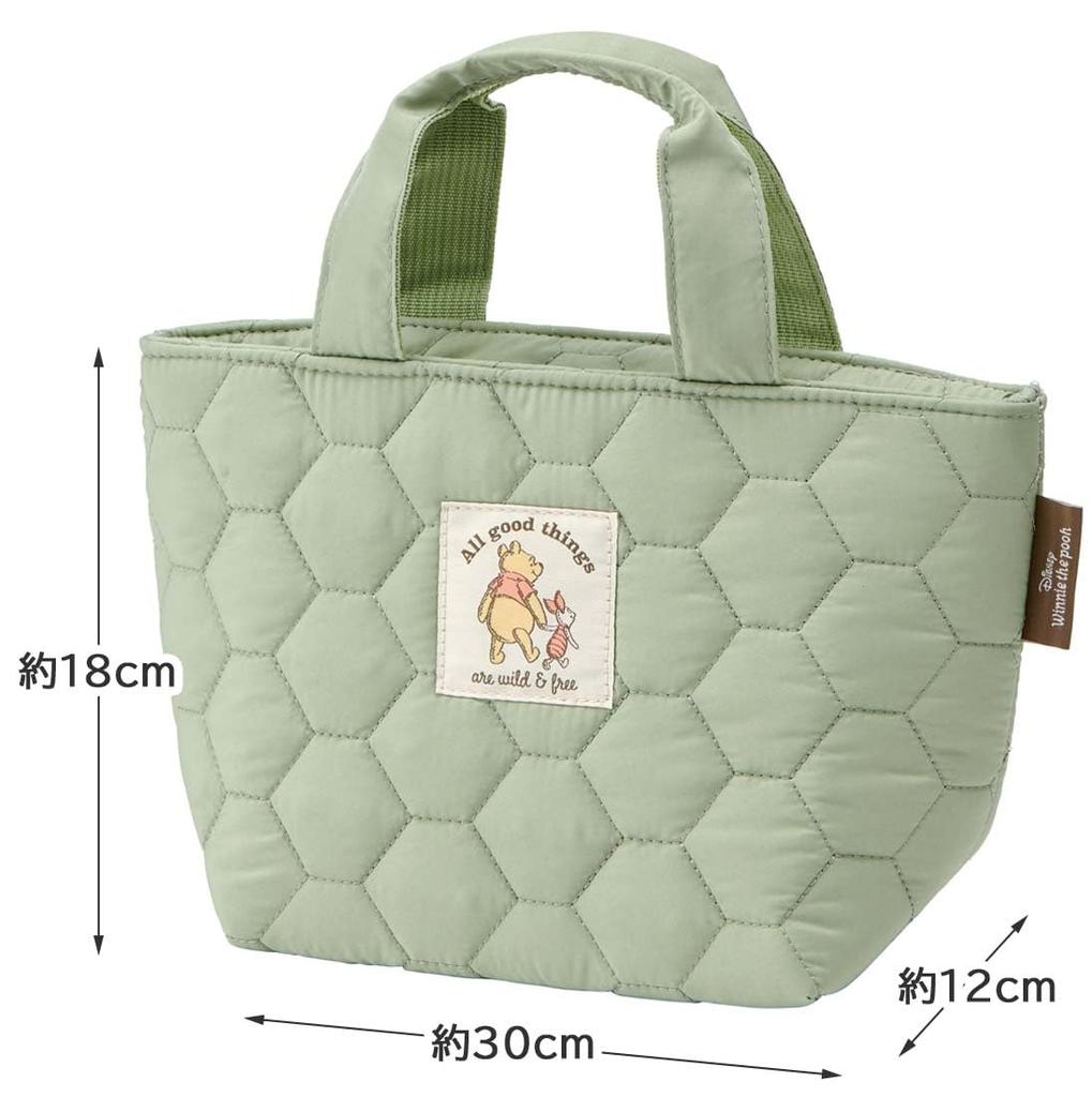 Skater Quilted Insulated Lunch 30cm X 12cm X 18cm X X Disney Winnie the Pooh Bag, (12" 5" 7"), Design, KKLB2-A
