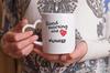 Kuvasz - cup with a dog, adorable cup with a heart-shaped handle, universal gift from the Art-Dog brand