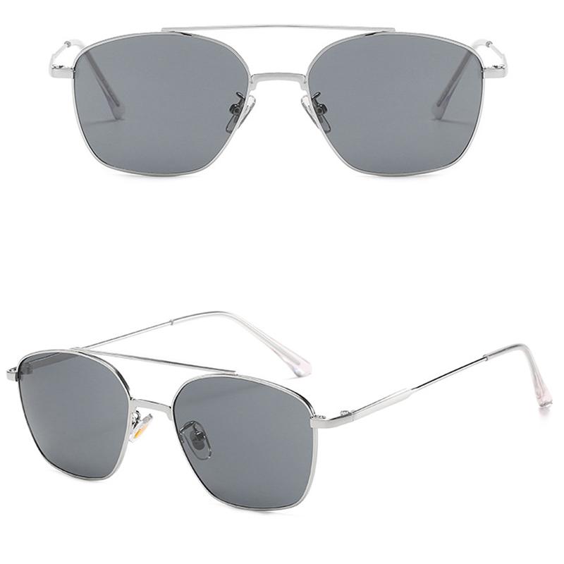 Myopia Glasses Sunglasses For Nearsighted Men Women Alloy Frame UV400 Optional Prescription Spectacles 0 -0.5 To -6.0