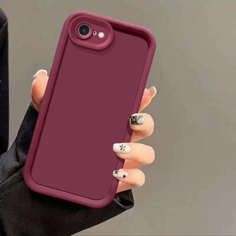 Чехол для iPhone 5 Чехол для телефона iPhone 6 iPhone se 2015 iPhone se2 se3 6s 7 8 Plus Ударопрочный Матовый задний чехол Защита Ощущение кожи