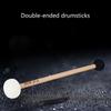 Rubber Head Percussion Sticks, Steel Tongue Drum Mallet Rubber Mallet Sticks Wooden Fish Drum Sticks with Wooden Handle