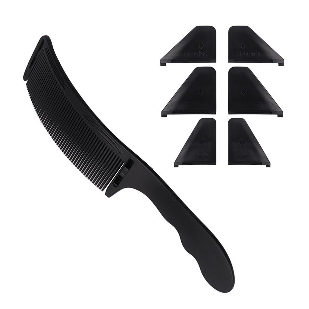 Изогнутая парикмахерская расческа профессиональная парикмахерская расческа изогнутая парикмахерская расческа с зажимом для позиционирования для салона парикмахера