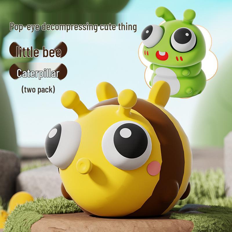 Press Pop Eyes Squeeze Toy - Cute & Fun Stress Reliever for Kids