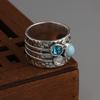 Vintage Chic Bohemian Ring for Men Personality Souvenir Gift Accessory