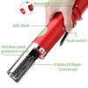 196W Charging Portable Electric Fish Scaler Fishing Scalers Clean Fish Remover Cleaner Descaler Scraper Seafood Tool 27.6* 5.5*5cm