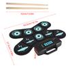 Electronic Drum Set Hand Roll Drum Set 9 Pads Dual Speaker Rechargeable Holiday Birthday Gift