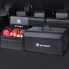 HFB4 Foldable Car Trunk Organizer Box Storage Tidying Bag For Skoda Yeti Kamiq Kodiaq Karoq Octavia Fabia Rapid Vrs Mk3 Superb A5 A6