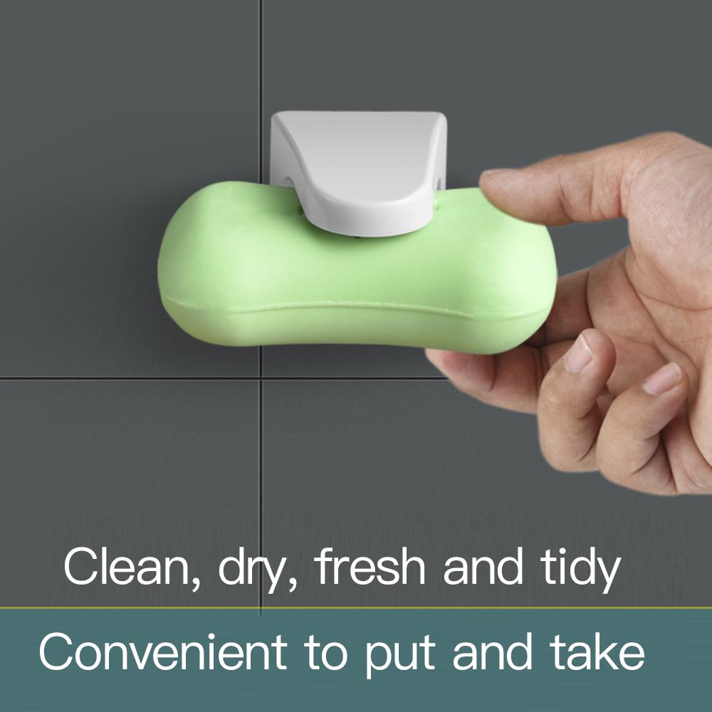 Магнитный держатель для мыла Волшебная коробка для мыла Держатель для мыла без перфорации Держатель для сливного мыла Мыльница для ванной комнаты