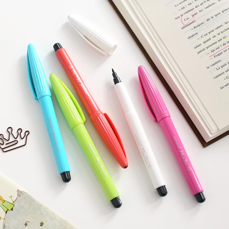 Munamei Water-based Black Pen Set for Students - 12 Colors with Replaceable Cores