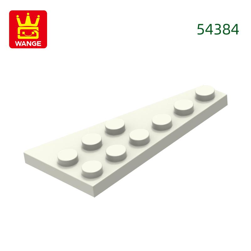 63 шт./лот 54384 Клин-пластина левая 3x6 с углом Строительные блоки Moc Цветные насадки Детали для постройки Кирпич DIY