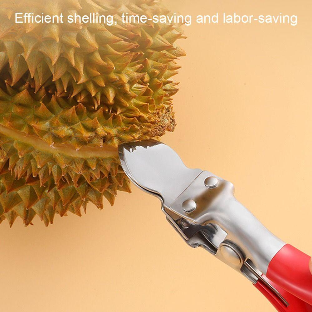 Stainless Steel Durian Opening Pliers Durian Opener Clip Restaurant Household Cooking Tools