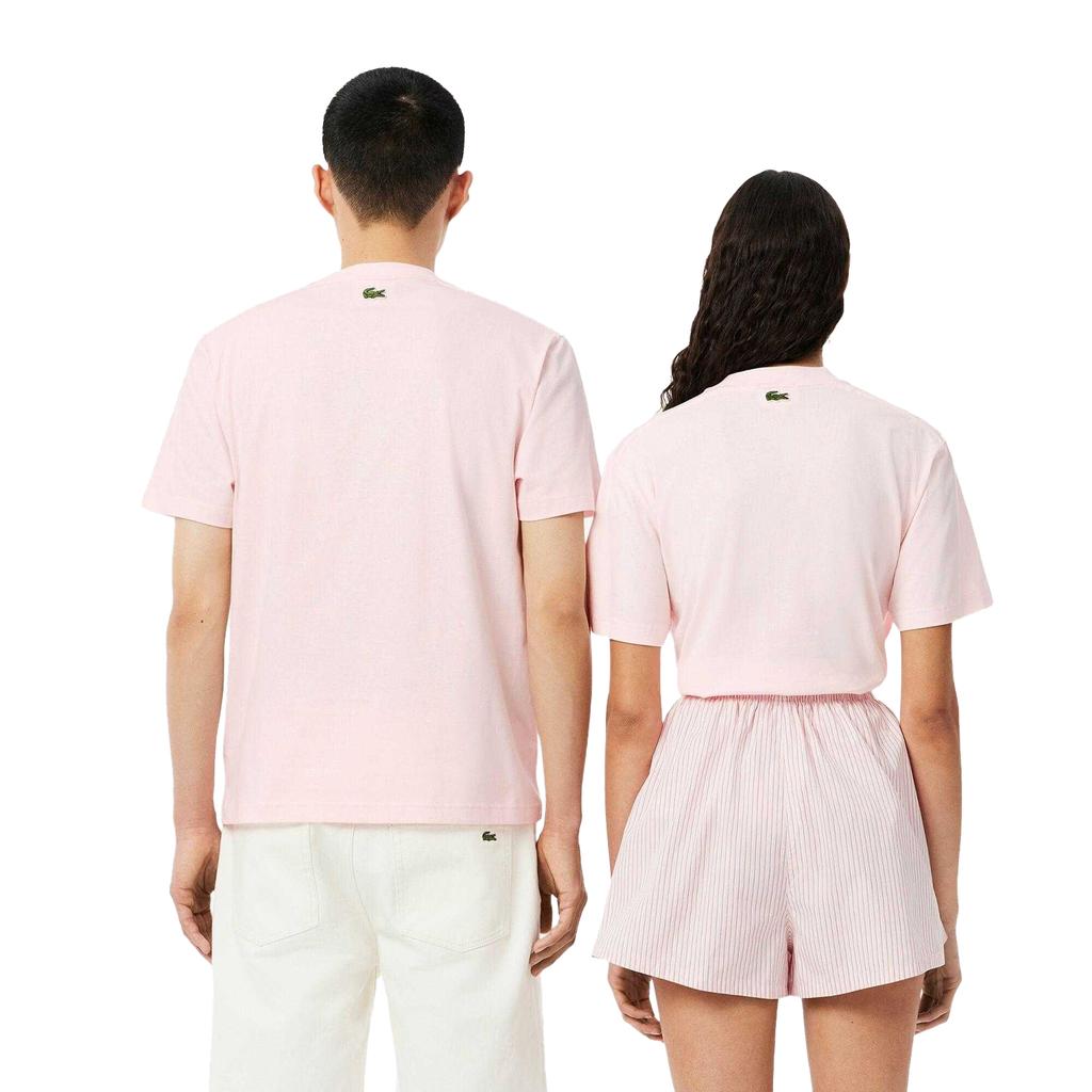 Lacoste Unisex Adult Signature Print Cotton T-Shirt