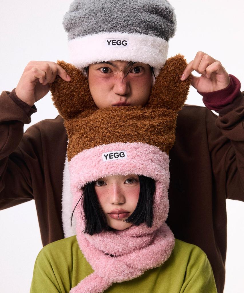 Шапка-шарф Yegeu Duo Коричневый