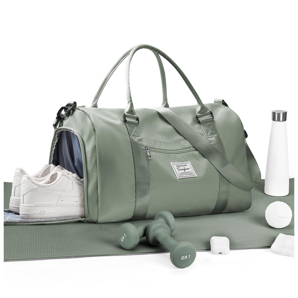 Складная дорожная сумка мужская спортивная сумка, водонепроницаемая женская дорожная сумка для выходных большая сумка-парусник с мокрым отделением и плечевая сумка для багажа