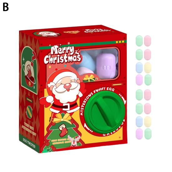 Рождественский набор машинок для игры в яйца для детей Креативная игрушка-захватчик яиц