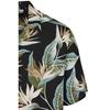Chemise homme Urban Classics Blossoms Resort - noir/vert - manches courtes