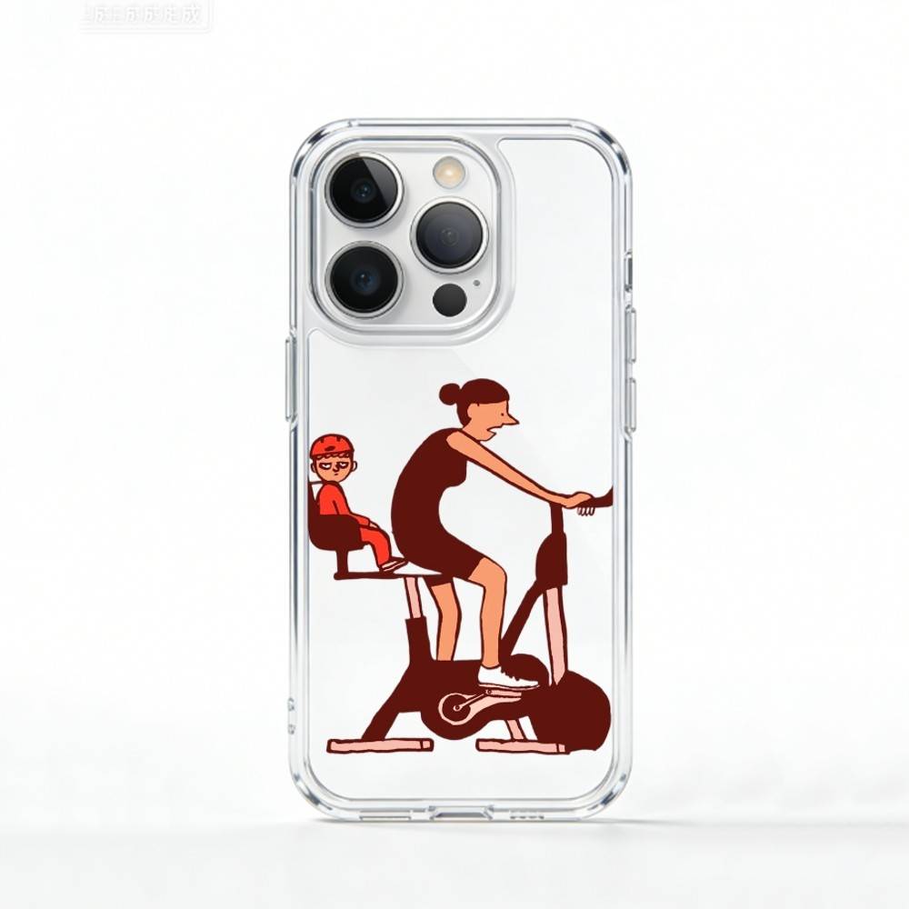 Jean J-Jullien M-Minimalist Art Phone Case For iPhone 17 16 15 14 13 12 11 Mini Pro Max Plus Transparent Cover
