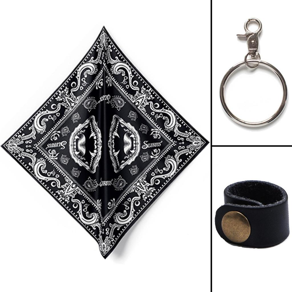 Paisley Bandana 55x55cm, Unisex Square Head Scarf Face Cover, Retro Printed Neck Scarf for Motorcycle Riding Outdoor