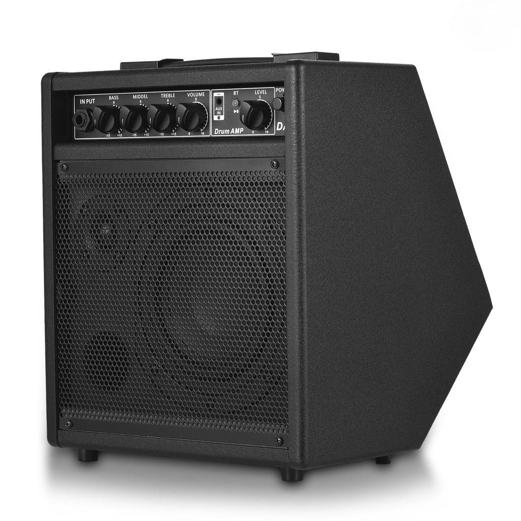 25 Вт Домашняя практика Репетиции Электробарабаны Клавишные Деревянные гитары Усилитель Портативный Электронный барабан Динамик