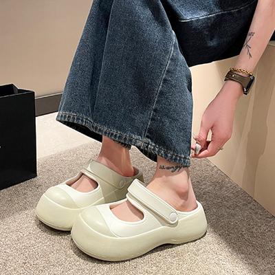 Летние женские садовые сандалии EVA Повседневная уличная пляжная обувь для женщин Модные повседневные шлепанцы на толстой подошве Обувь на платформе Размер 36-41