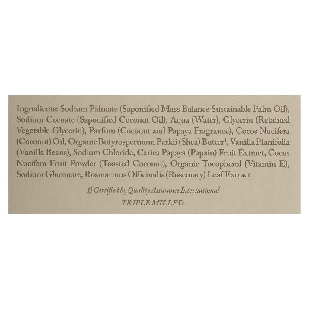 Dr. Woods Bar Soap, Coconut Milk, 149G(5.25Oz)