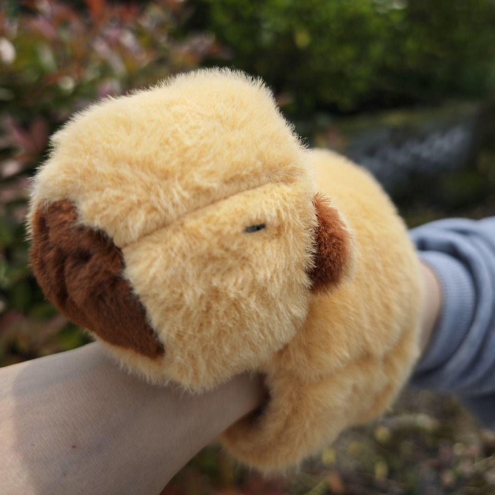 Stuffed Dolls Capybara Slap Bracelets Cartoon Huggers Slap Toy Funny Animal Clap Ring  Kids Gift