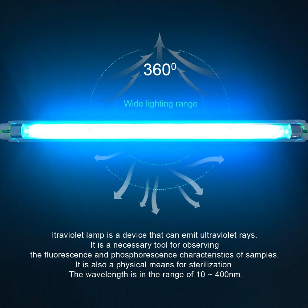 УФ-кварцевая бактерицидная лампа 6 Вт 8 Вт T5 трубка 220 В 110 В ультрафиолетовая лампа Epatient Disinfection Sterilizzatore Light Bulb