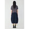Studio Tomboy Side Pleats Balloon Fit Denim Skirt  9106262202ar 