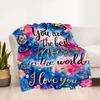 Mother's Day Blanket Soft & Cozy Suitable for Couch Sofa Chair Four Seasons Universal Playful Design Ideal Gift For Birthday Valentine'S Day