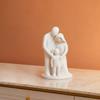 Family of 3 Figurine, 3D Printed Parents And Kids Statue, Minimalist Abstract Family Sculpture for Living Room Bedroom Shelf Desk Decor