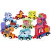 Wooden Alphabet Train Train Numbers Animals Puzzle