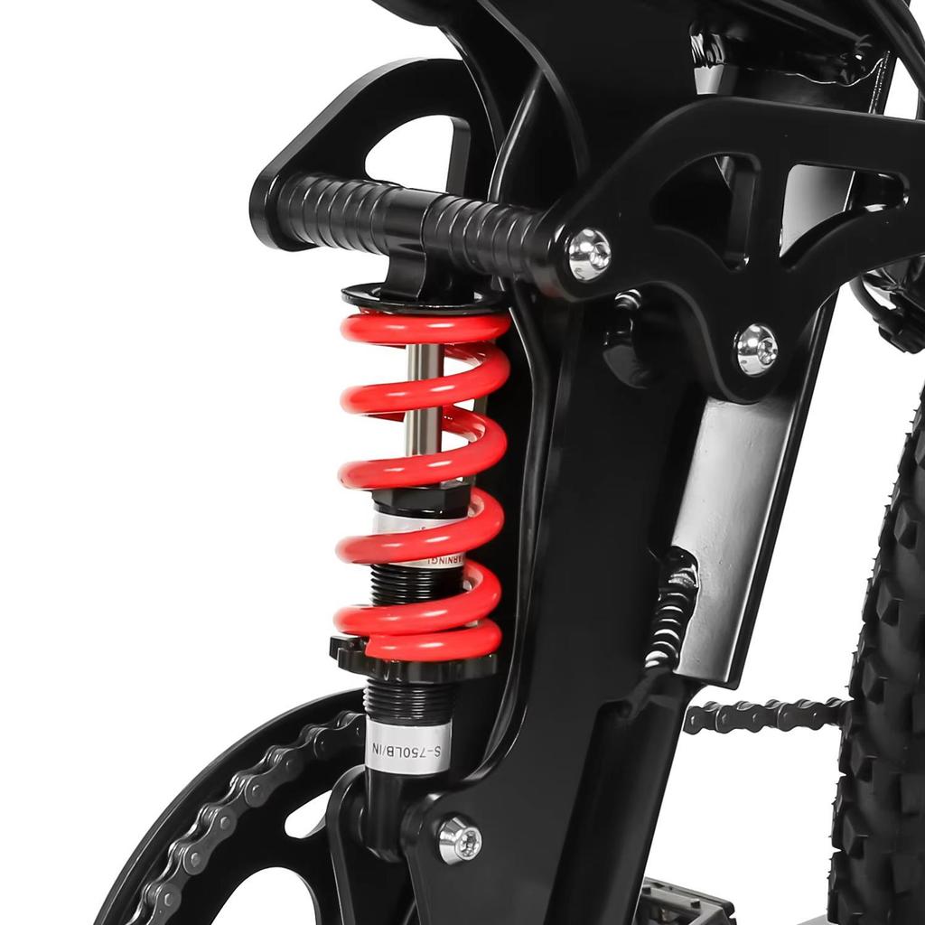 2026 Samebike LO26Plus 1000W motor Folding Electric Bicycle Adults 26" Mountain Bike with 48V 15Ah Removable Battery.