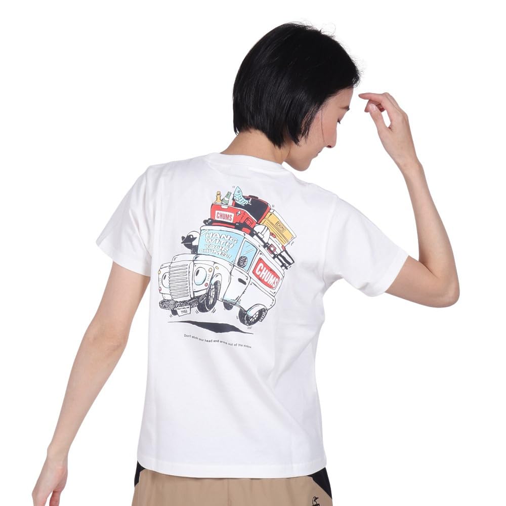 CHUMS Футболка Go Outdoor Pocket White Футболка женская