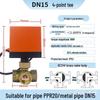 Electric L-Type Copper Valve for HVAC, Underfloor Heating, and Irrigation Systems