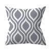 Чехол для подушки с геометрическим узором 45x45 Полиэстер Серая наволочка Диванные подушки Декоративные подушки Домашний декор Наволочки