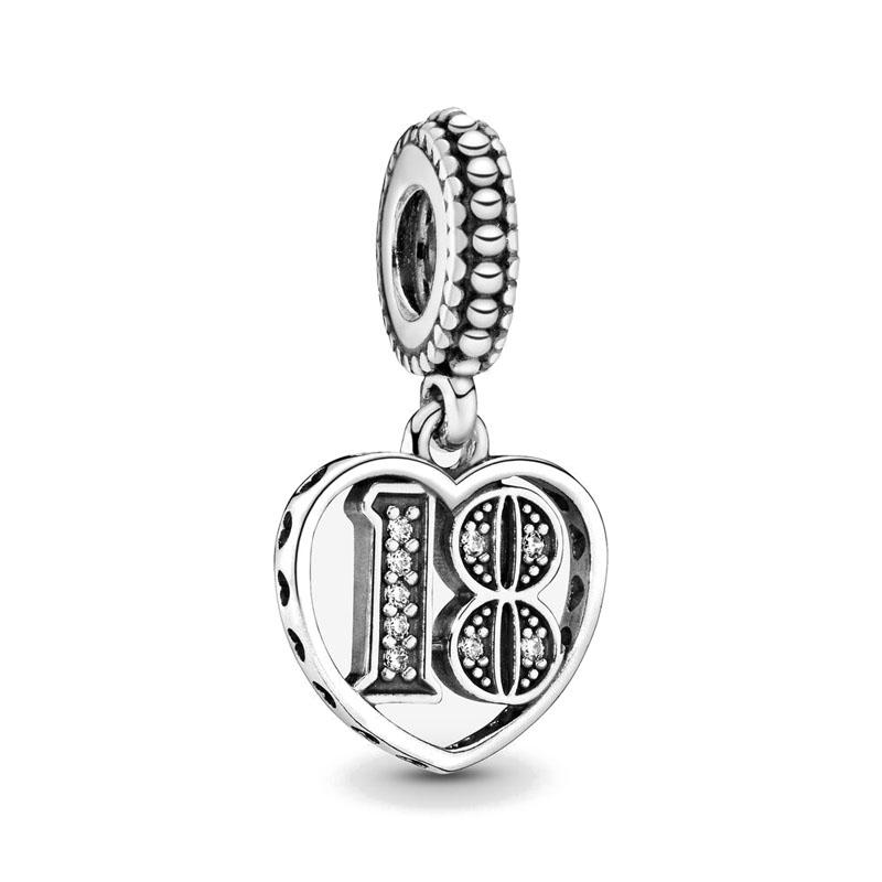 White Pave Cross Tree Wing Mom Silver Plated Fit Charms Silver 925 Original Bracelet for Jewelry Making