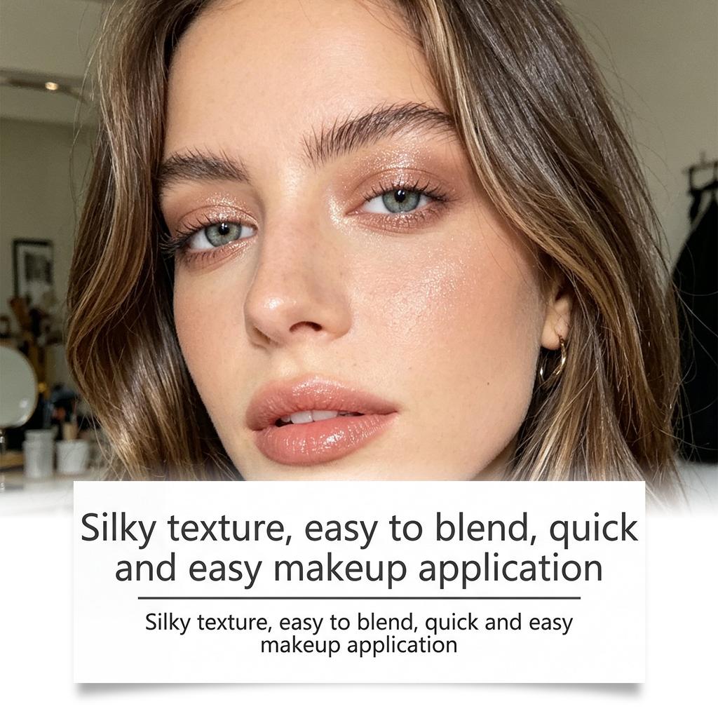 Zephoco Dual-Ended Eyeshadow and Eyeliner Pencil Bronze Wine Red Smooth Application Natural Color Payoff Smudge-Proof Waterproof 2-in-1 Eye Makeup