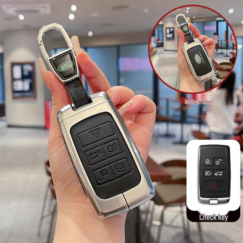 Land Rover Key Case: Compatible with Range Rover Evoque, Discovery 4/5, Velar, Sport, Freelander 2 Models.