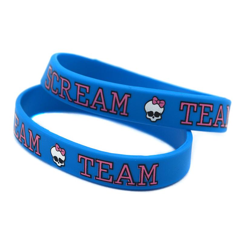 Аниме Браслет силиконовый спортивный Монстер Хай